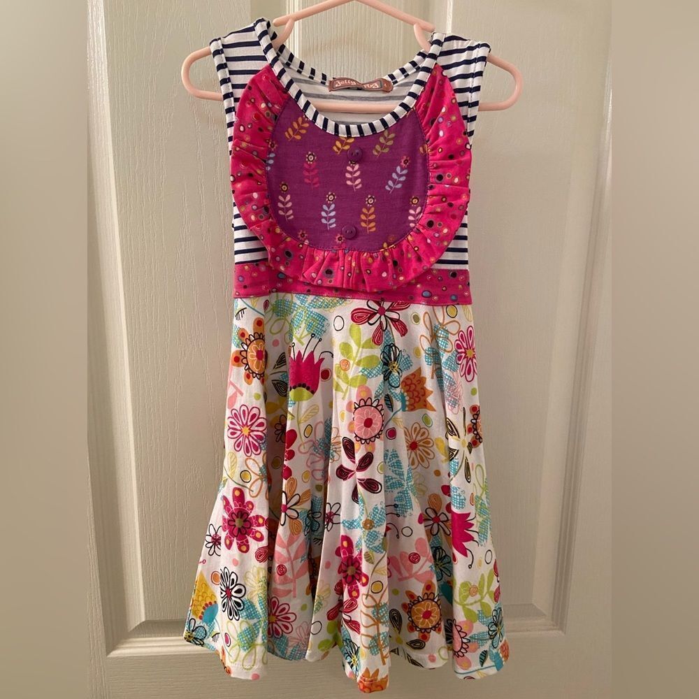 Jelly the Pug Girls Tulip Priscilla Knit Dress Tulip Collection Size 4 NWT